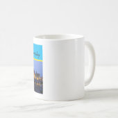 Happy 75. Geburtstag Caernarfon Castle Kaffeetasse (VorderseiteRechts)