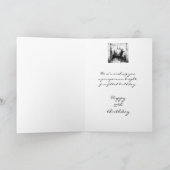 Happy 75. Geburtstag Custom Vintag Stag, Deer Karte (Innenseite)