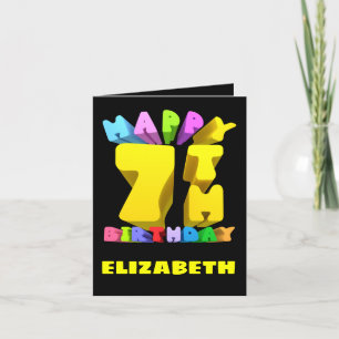 Happy 7th Birthday Card Feiertagskarte