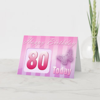Happy 80. Geburtstag Grand Mother Great-Aunt Mama Karte