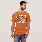 Happy 80th Birthday See You Soon Funny Jesus Meme T-Shirt (Vorne ganz)