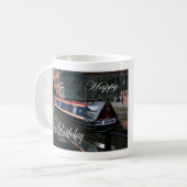 Happy 88. Geburtstagskanal Kaffeetasse (Vorderseite Links)