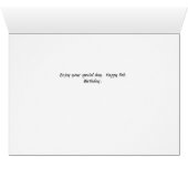 Happy 8. Geburtstagskarte Bubblegum Tree (Innenansicht Horizontal (Unten))