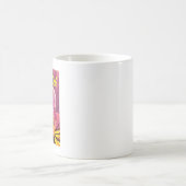 Happy 90. Geburtstag Blume Pansy Kaffeetasse (Mittel)