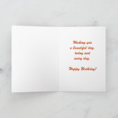 Happy 90. Geburtstag Grußkarte Butterfly Custom Karte (Innenseite)