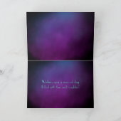 Happy 90. Name Lila Aquamariner Mystical Geburtsta Karte (Innenseite)