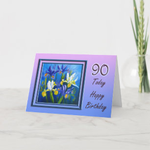 Happy 90th Birthday Greeting Card Karte