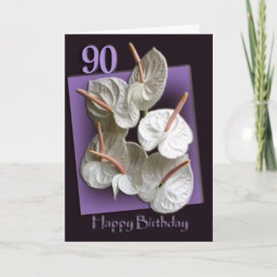 Happy 90th Birthday Greeting Card Karte