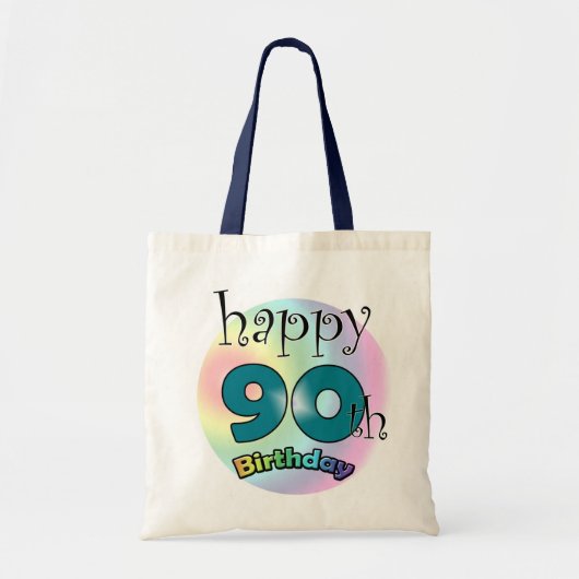 Happy 90th Birthday Tragetasche (Vorne)