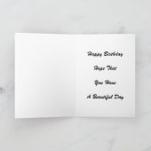 Happy 95. Geburtstag Blume Pansy Karte (Innenseite)