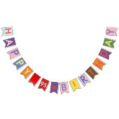 Happy 95. Geburtstag bunting Fahnen Wimpelkette (Alle)
