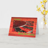 Happy 96. Geburtstag Roulette Wheel Karte (Gelbe Blume)