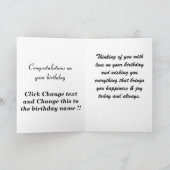 Happy 99. Geburtstag Großmutter Mama-Tante Mama Karte (Innenseite)