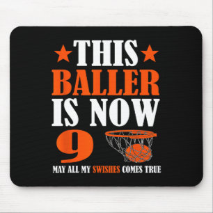 Happy 9. Geburtstag Bysketbyll 9. Geburtstag Mousepad