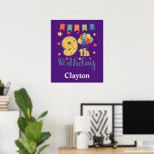 Happy 9th Birthday Poster (Heimbüro)