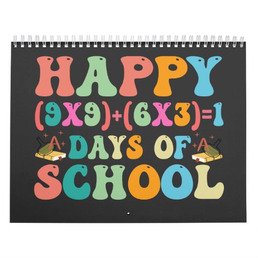 Happy (9x9)+(6x3)+1 Day of School Funny Math Grade Kalender (Titelbild)