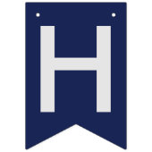 Happy Abschluss Basketball Blue Bunting Banner (Erste Fahne)