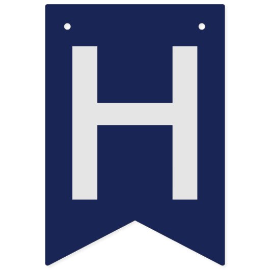 Happy Abschluss Blue School Bunting Banner (Erste Fahne)