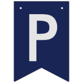 Happy Abschluss Blue School Bunting Banner (Dritte Fahne)