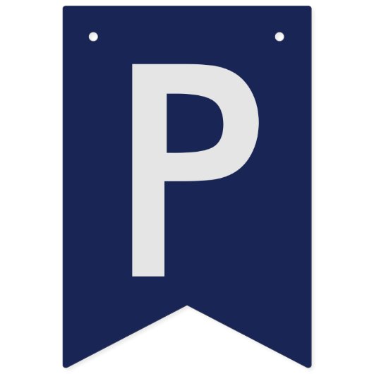 Happy Abschluss Blue School Bunting Banner (Dritte Fahne)