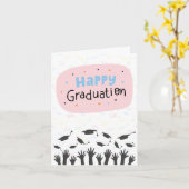 Happy Abschluss Card Karte (Gelbe Blume)