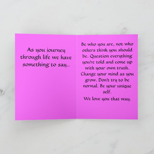 Happy Abschluss Day Card Karte (Innenseite)