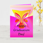 Happy Abschluss Day Card Karte (Gelbe Blume)