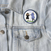 Happy Abschluss Day Graduates Button (Beispiel)