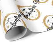 Happy Abschluss Geschenkpapier (Rolleneckpunkt)