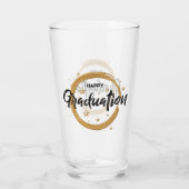 Happy Abschluss Glas (Rückseite)