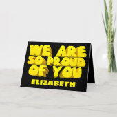 Happy Abschluss Karte (Vorderseite)