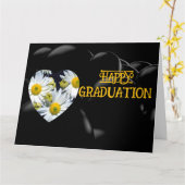 Happy Abschluss Karte (Gelbe Blume)