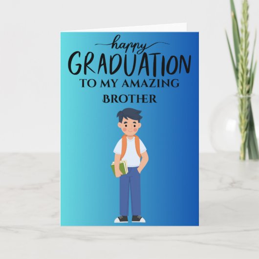 Happy Abschluss Spielzeug phantastisch Brother Karte (Vorderseite)