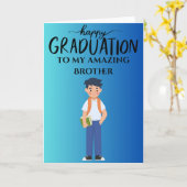 Happy Abschluss Spielzeug phantastisch Brother Karte (Gelbe Blume)