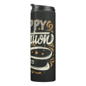 Happy Abschluss Thermosbecher (Nach rechts gedreht)