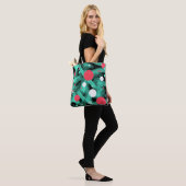 Happy Abstrakt Print Tote Bag Tasche (Am Model)
