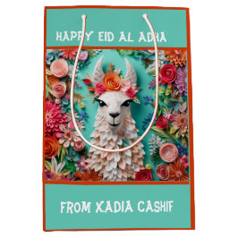 Happy Adha Eid - Bakra Eid Sheep Medium Geschenkta Mittlere Geschenktüte