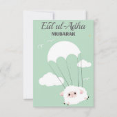 Happy Adha Eid Dankeskarte (Vorderseite)