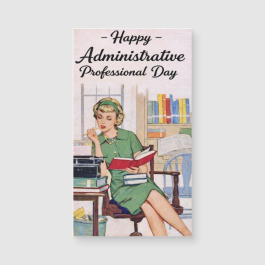 Happy Administrative Professional Day  Magnetkarte (Vorderseite)