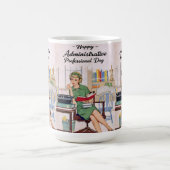 Happy Administrative Professional Day - Retro Kaffeetasse (Mittel)