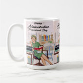 Happy Administrative Professional Day - Retro Kaffeetasse (Links)