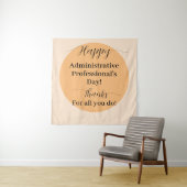 Happy Administrative Professional's Day Background Wandteppich (Beispiel)