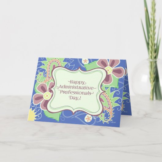 Happy Administrative Professionals Day Card Karte (Vorderseite)