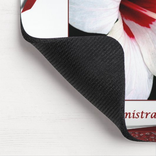 Happy Administrative Professionals Day Floral Mousepad (Ecke)