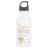 Happy Administrative Professional's Day Gift Edelstahlflasche (Vorderseite)