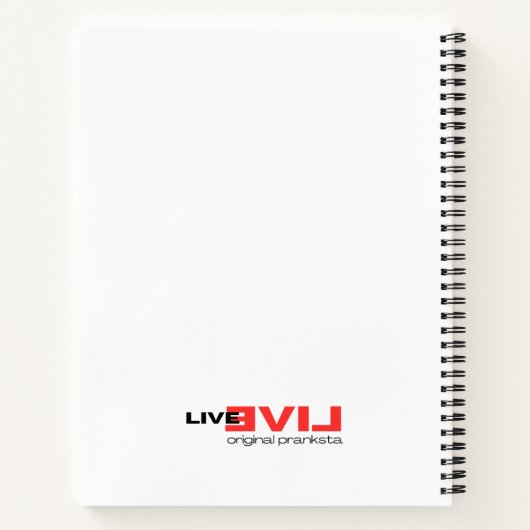 Happy AF - Notebook Notizblock (Rückseite)