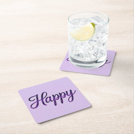Happy Affirmation Untersetzer Set (Vor Ort)