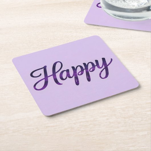 Happy Affirmation Untersetzer Set (angewinkelt)