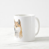 Happy Akita Dog Kaffeetasse (VorderseiteRechts)