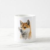 Happy Akita Dog Kaffeetasse (Mittel)